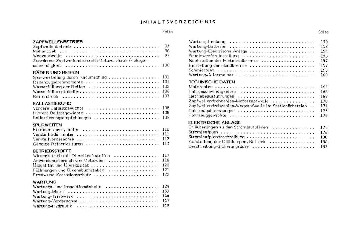 Steyr 8075 Traktor Betriebsanleitung