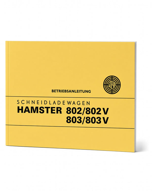 Steyr Hamster 802 802V 803 803V Betriebsanleitung Ausgabe 1980