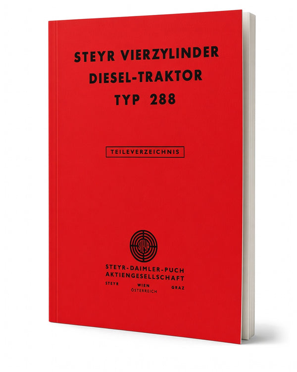 Steyr 288 Traktor Ersatzteilkatalog Ausgabe 1963