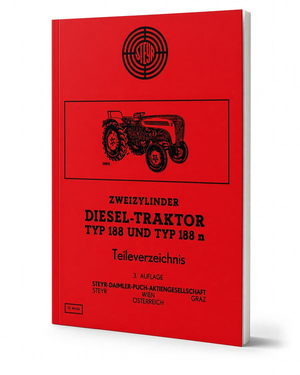 Steyr 188 und 188n Traktor Ersatzteilkatalog TS 46/66
