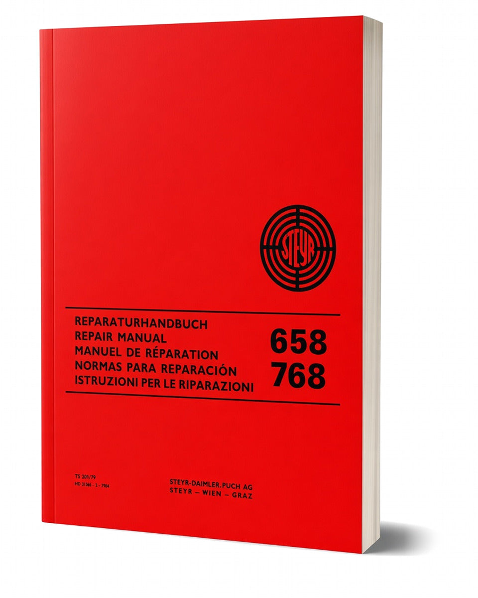 Steyr 658 und 768 Traktor Reparatuanleitung