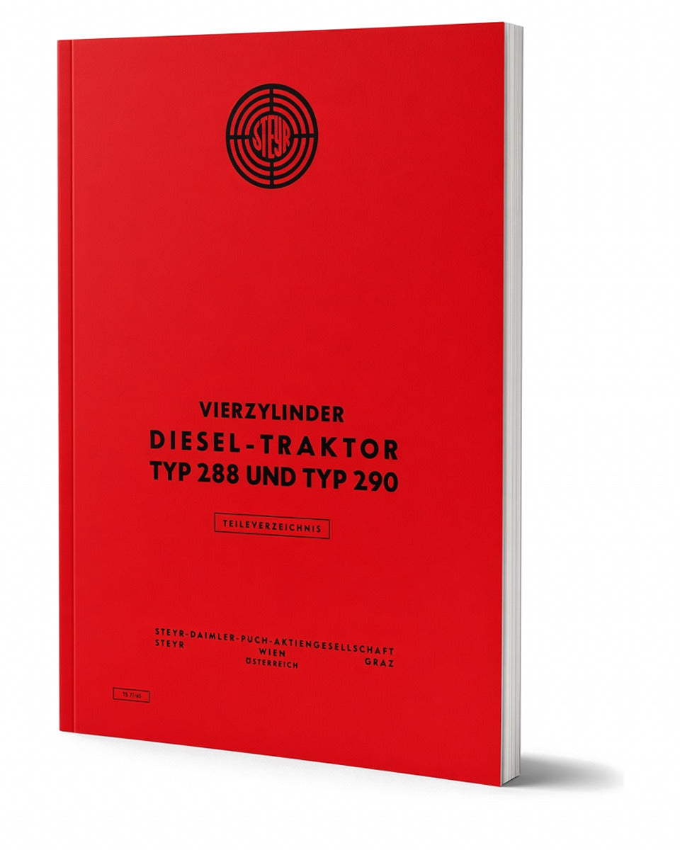 Steyr 288 und 290 Traktor Ersatzteilkatalog