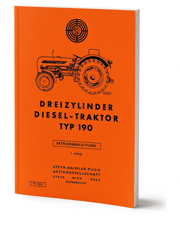 Steyr 190 Traktor Betriebsanleitung TS 99/63