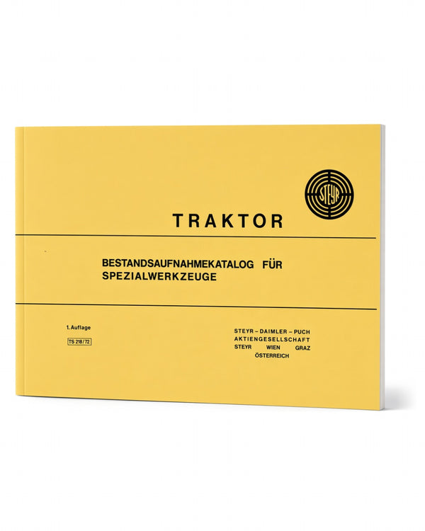 Steyr Spezialwerkzeuge für Traktoren - Ausgabe 1972 Ausgabe 1972