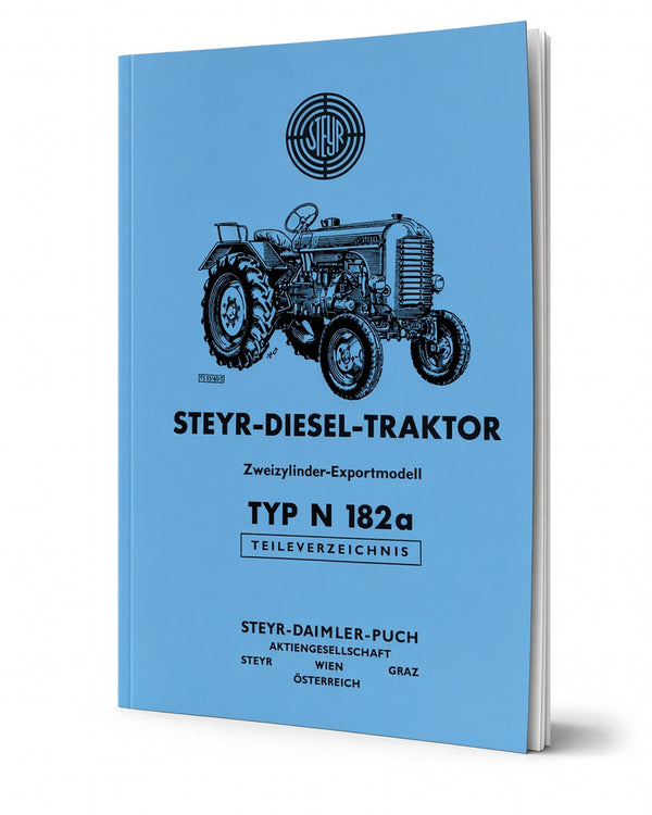Steyr N182a Traktor Ersatzteilkatalog Ausgabe 1960