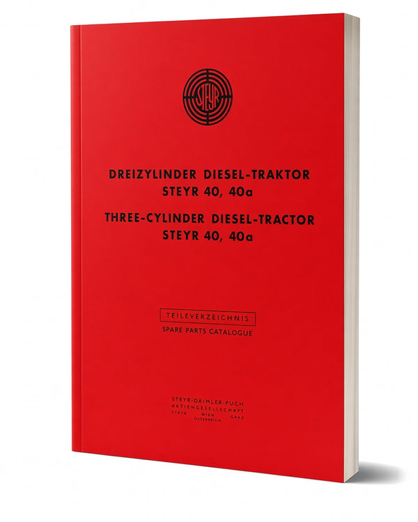 Steyr 40 und 40a Traktor Ersatzteilkatalog TS 31/67