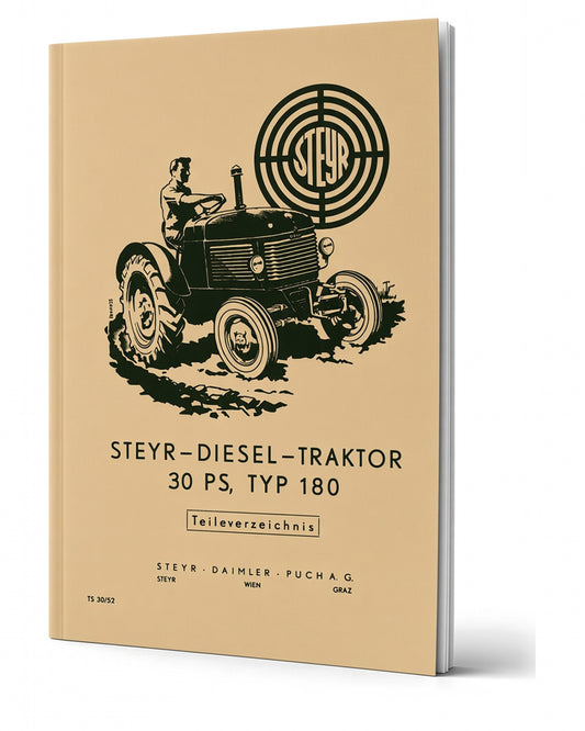 Steyr 180 - 30 PS Traktor Ersatzteilkatalog
