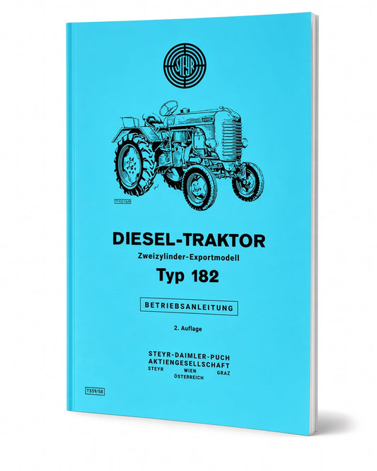 Steyr 182 Traktor Betriebsanleitung