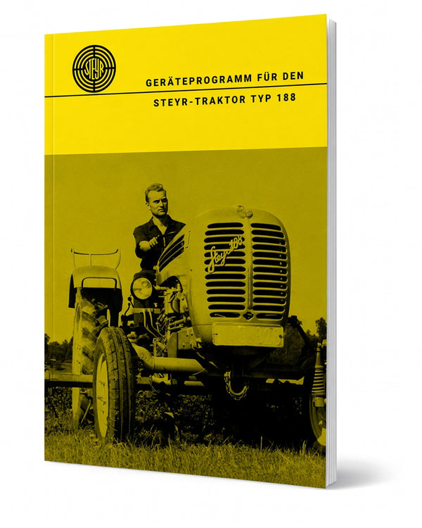Steyr 188 Geräteprogramm für den Traktor Ausgabe 1964