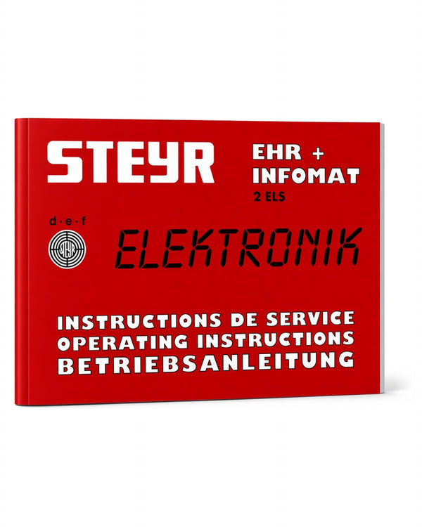 Steyr 8080 8090 8110 8130 8150 8165 8170 8180 EHR Betriebsanleitung TS 251/90