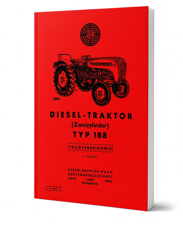 Steyr 188 Traktor Ersatzteilkatalog TS 38/61