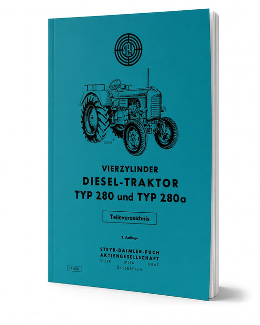 Steyr 280 und 280a Traktor Ersatzteilkatalog