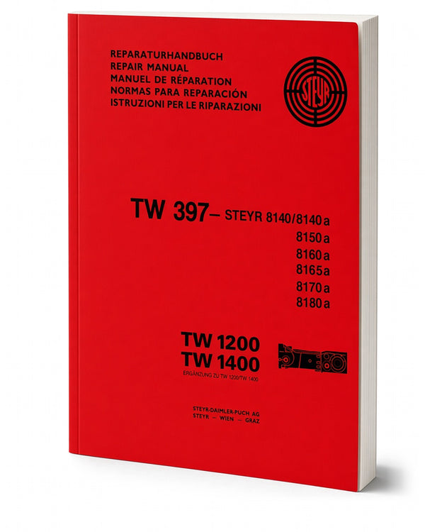 Steyr TW397 TW1200 TW1400 Reparaturanleitung TS 230/82