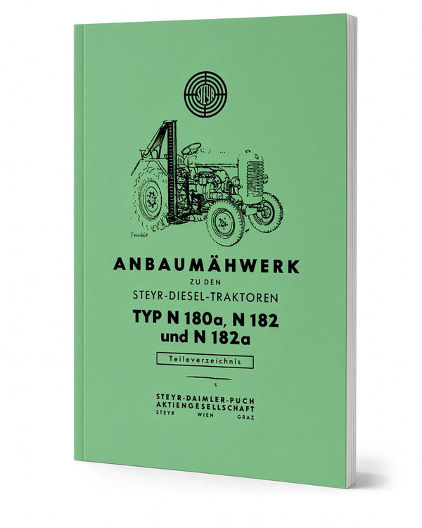Steyr N180a N182 N182a Anbaumähwerk Ersatzteilkatalog
