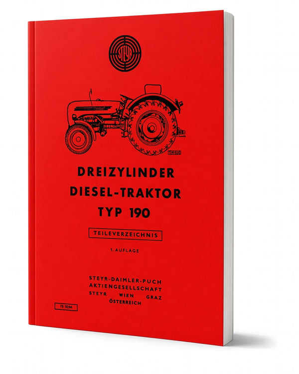 Steyr 190 Traktor Ersatzteilkatalog TS 50/64