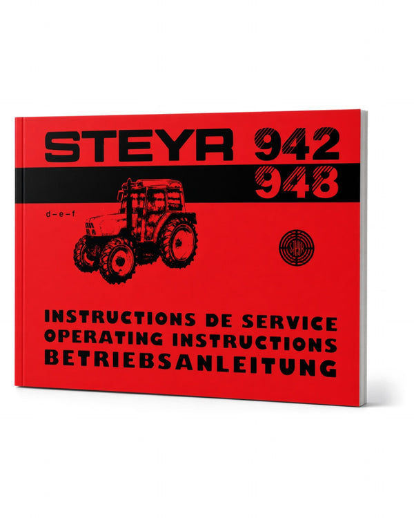 Steyr 942 und 948 Traktor Betriebsanleitung TS 235/92