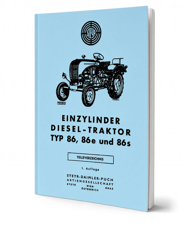 Steyr 86 86e 86s Traktor Ersatzteilkatalog TS 64/64