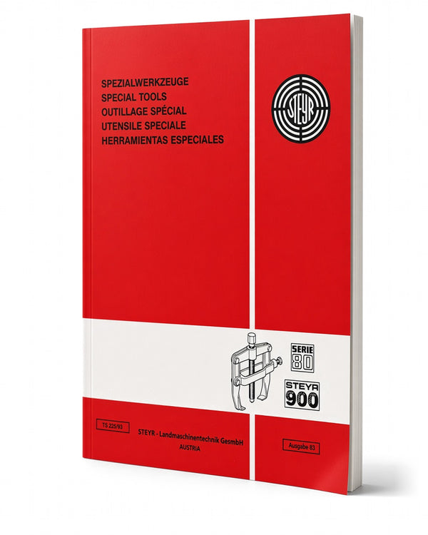 Steyr 8300/a, 83TK, 8320/a, 93TK, Serie 80 Steyr 900 Spezialwerkzeuge TS 225/93