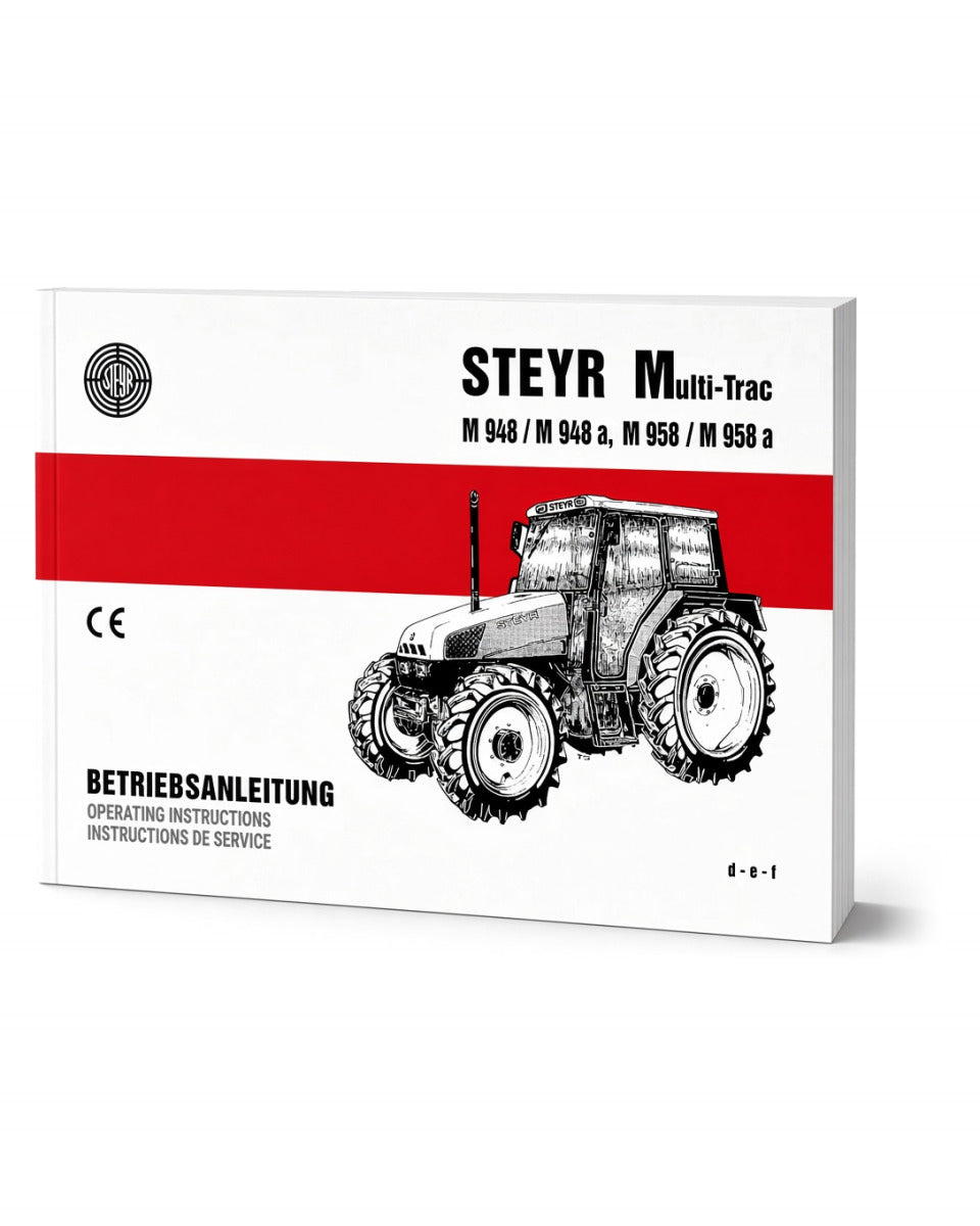 Steyr Mulit-Trac M948 M948a M958 M958a Betriebsanleitung