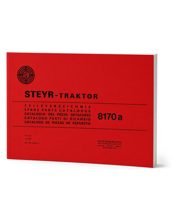Steyr 8170a Traktor Ersatzteilkatalog TS 242/81