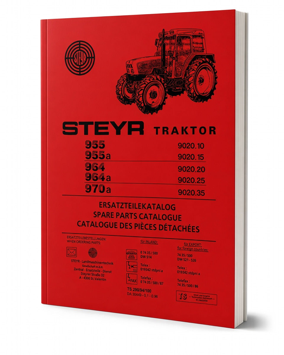 Steyr 955 955a 964 964a 970a Traktor Ersatzteilkatalog