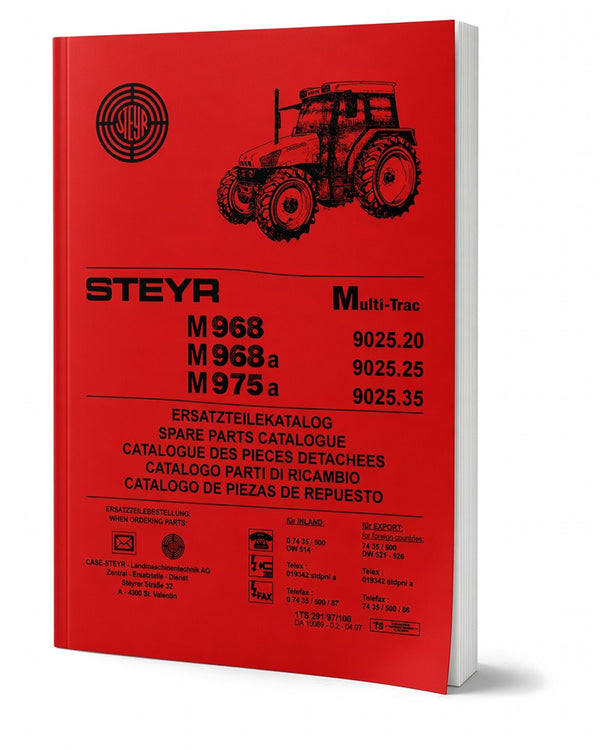 Steyr Multi-Trac M968 M968a M975a Ersatzteilkatalog