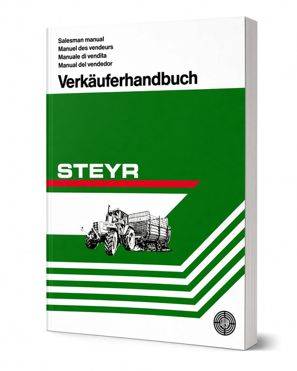 Steyr Serie 80 Traktoren Verkäuferhandbuch Ausgabe 1988