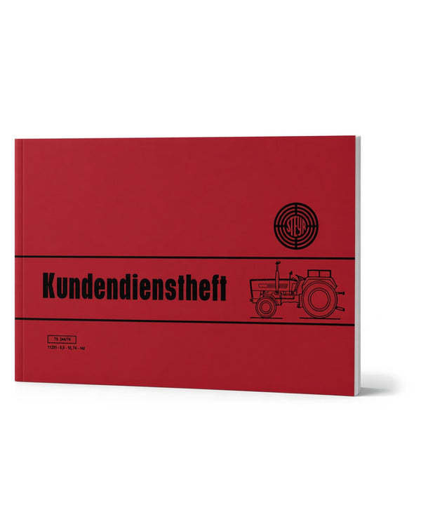 Steyr Plus-Serie Traktoren Kundendienstheft