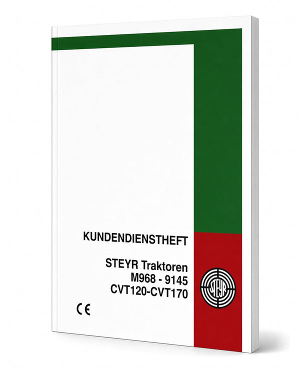 Steyr Multi-Trac M968-9145 und CVT120-CVT170 Kundendienstheft