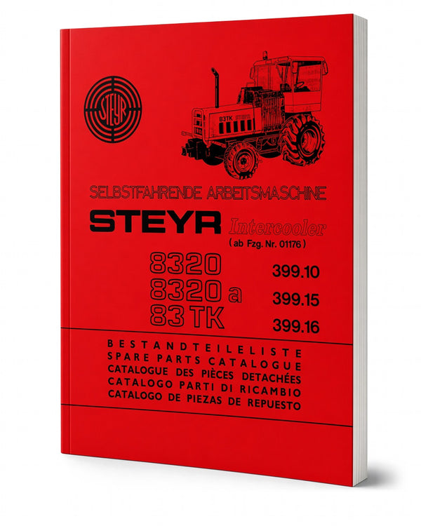 Steyr 8320, 8320a, 83 TK Ersatzteilkatalog TS 281/89