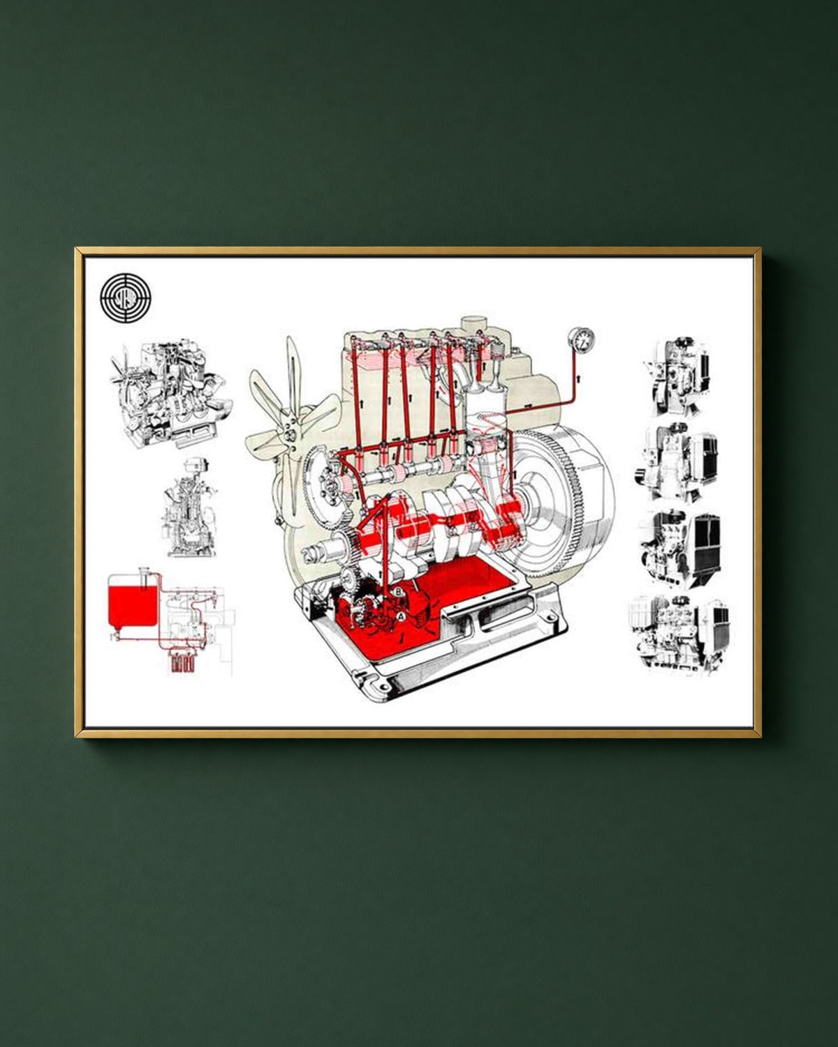 Steyr WD Motoren Poster