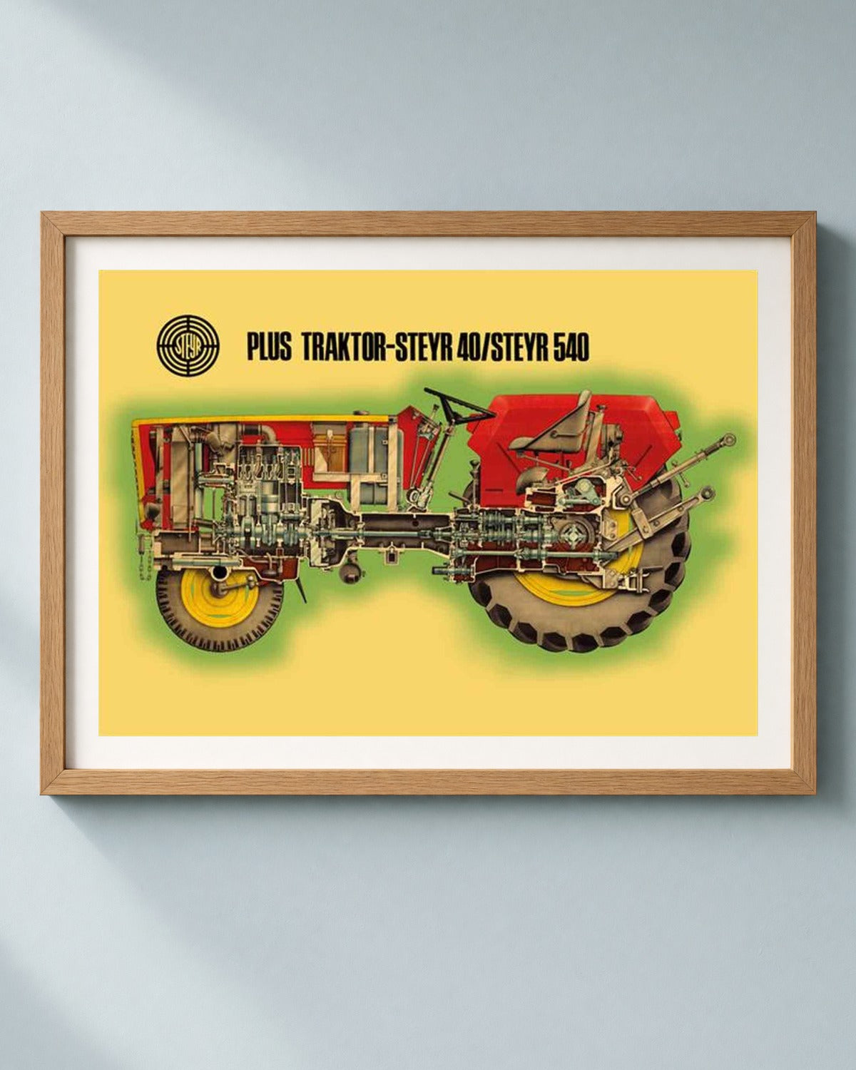 Steyr 40 und 540 Traktor Poster