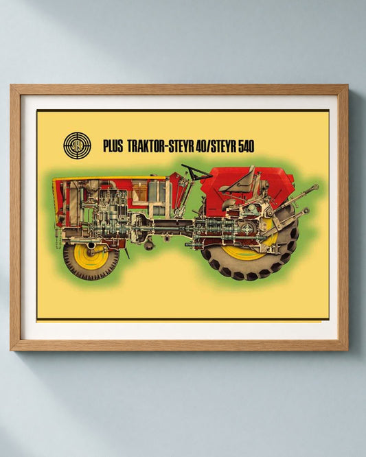 Steyr 40 und 540 Traktor Poster