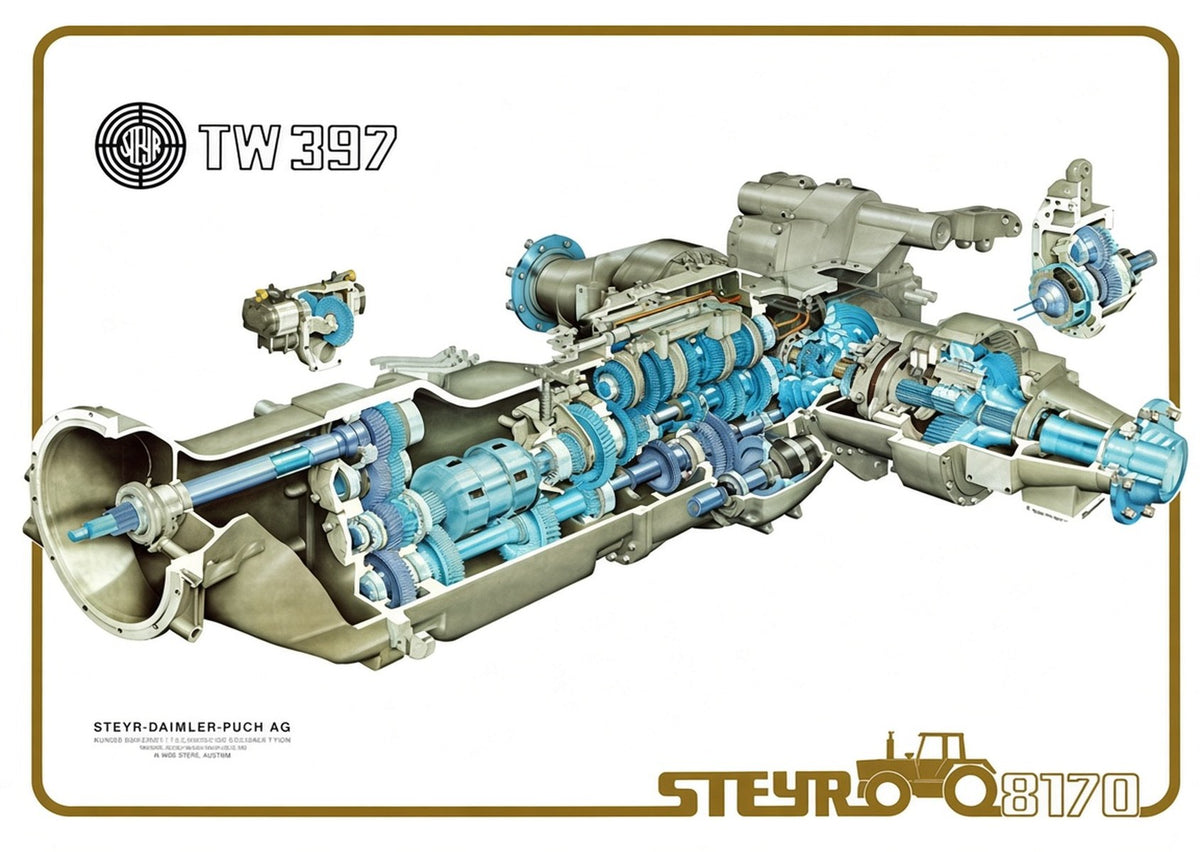Steyr 8170 - TW397 Poster