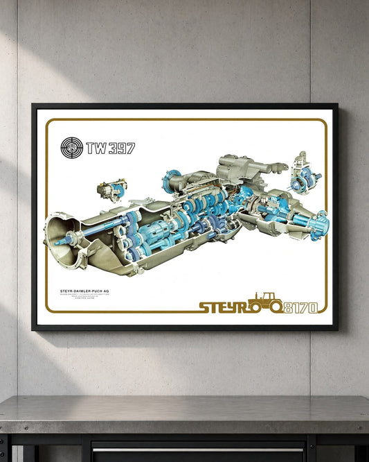Steyr 8170 - TW397 Poster