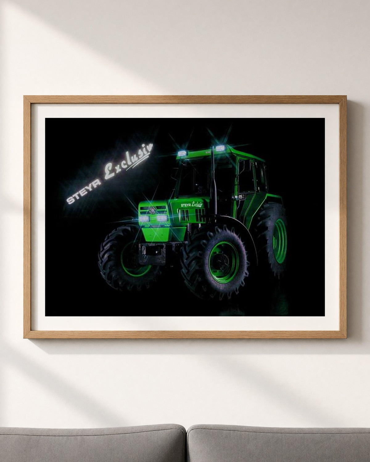 Steyr Exclusiv RS2 Green Traktor Poster
