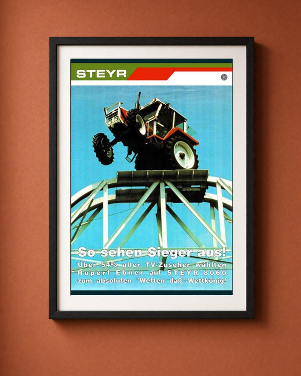 Steyr 8060 Traktor Poster