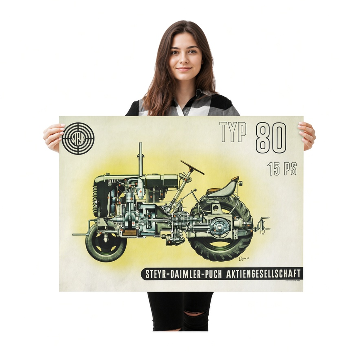STEYR TRAKTOR UND SCHLEPPER PLAKATE