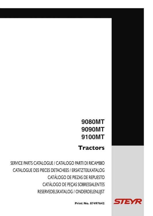 Steyr 9080MT 9090MT 9100MT Traktor Ersatzteilkatalog